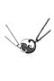 Unisex Ying Yang Cats & Cats Double Lover Friend Necklace Lover Necklace Friendship Necklace - 6