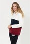Women's Hooded Color Block Sweatshirt 1497350 - 2