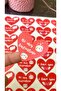 Valentine's Day Series 45 Pieces 4 Cm Heart Sticker Adhesive Label - 2