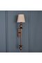 Firenze Modern Antique Sconce Fabric Headboard Stylish Wall Sconce - 2