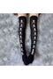 Over the Knee Cotton Gothic Socks Over the Knee Cotton Socks Long Socks - 4
