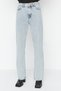 Mellow Comfortable Fit, Wide Cut Wide Leg - Casual High Waisted Lycra Wide Leg Jeans - 3