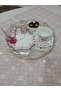 6-Piece Butterfly Detailed Embroidery Linen Coffee Presentation Napkin - 2