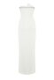 Ecru Lined Woven Wedding/Nikah Long Evening Dress TPRSS23AE00005 - 8