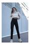 Simurg Boyfriend Lycra Black High Waist Mom Jeans