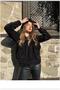 Hooded Plush Cardigan with Zipper Pockets - 2
