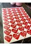 Valentine's Day Series 45 Pieces 4 Cm Heart Sticker Adhesive Label - 5