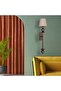 Firenze Modern Antique Sconce Fabric Headboard Stylish Wall Sconce