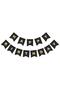 9 Year Old Pirate Themed Balloon Set - Red - Black - Gold - White Balloon Pirate Banner - Black Figure - 2