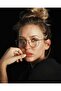 Maria unisex oval round gold blue light protected blue block vintage retro glasses - 6
