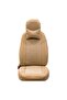 Focus 1 Compatible Luxury Leather Auto Seat Cover Front/Back Set - 4
