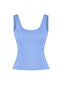 Mor Fitted/Vücuda Oturan Havuz Yaka Fitilli Esnek Örme Atlet TWOSS22AL0042 - 7