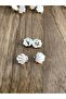 Mussel Gold White 11 mm Metalized Foot Button (25 Pcs) - 2