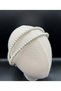 Stylish and Elegant Wedding and Engagement Bridal Crown and Hair Accessory with Completely Handmade Crystal Stones - 3