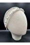 Stylish and Elegant Wedding and Engagement Bridal Crown and Hair Accessory with Completely Handmade Crystal Stones - 3