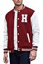 Unisex Embroidered College Jacket