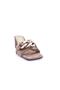 Woman's twist buckle slipper coffee velvet 758132715 - 2