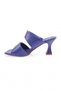 Women's Thick Banded Goblet Heeled Terlisax Blue 61513372 - 3