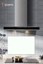 Glass Stove Back Protector| Solid Color - White| 40cm X 60cm