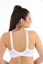Unpadded, Wireless, Uncuped, Elasticated Bottom Cotton Jersey Shaping Minimizer Bra 1010 - 4