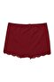 Burgundy Lace Women's Tights Shorts