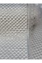 White 30 Cmx10 Mt Silver Water Stone Detail Luxury Satin Quilted Shelf Cover / Drawer Cover / Cabinet Cover - 5