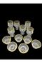 12 Piece Gilded Coffee Side Set