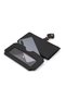 Women's Wallet Soft Leather Buckle Accessory Black Wallet Card Holder Phone Compartment - 4