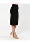 Black Denim Skirt with Tassels - 6
