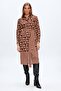 Patterned Collar Men's Shirt Dress