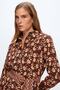 Patterned Collar Men's Shirt Dress - 2