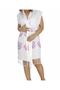Purple Printed Pestemal Beach Dress