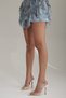 Monica Transparent Detailed White Matte 10 cm Women's Stiletto, High Heels - 4