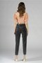 Spanish High Waist Smoked Snow Mom Jeans Lycra Colorfast Smoked Extra Comfortable Mom Jeans - 4
