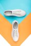 Verano Genuine Leather Men's Casual Shoes Summer Sports Shoes, Lightweight Shoes, White Leather Shoes - 6