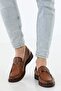 Men's Classic Genuine Leather College Orthopedic Buckle Shoes - 3
