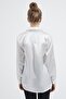 Women's White Satin Shirt - 3