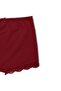 Burgundy Lace Women's Tights Shorts - 2