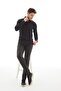 Vessmen Black Dobby Slimfit Long Sleeve Men's Shirt with Gift Box - 3