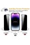 واقي شاشة من الزجاج المقوى للخصوصية (الشبح) متوافق مع هاتف iPhone 13 و14 - 2