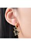 Stainless Steel Shakira Style 3 Star Women Earrings 2.5 cm