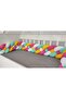 460 Cm 4-Piece Mesh Protection / 80x180 Montessori Mattress Protector - 3