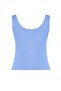 Mor Fitted/Vücuda Oturan Havuz Yaka Fitilli Esnek Örme Atlet TWOSS22AL0042 - 8