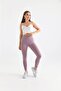 Ribbed Women's Tights Dusty Rose - 2