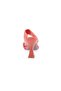 Women's thick strapped goblet heeled slippers orange 61513372 - 4
