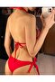 Stone Buckle Bikini Set - 3