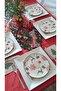 New Year's Plate 2-Piece Porcelain Plate Food Presentation Plate with Deer Figure - 3