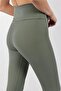    Women's High Waist Ribbed Leggings - 3