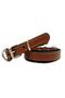 Brown Soft Textured Small Breed Leather Dog Collar