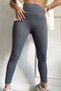    Women's High Waist Ribbed Leggings - 2